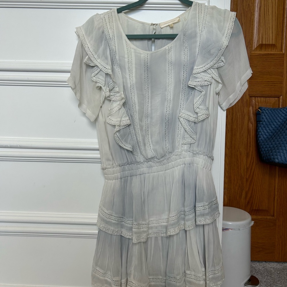 LOVESHACKFANCY NATASHA SILK DRESS - Picture 3 of 5